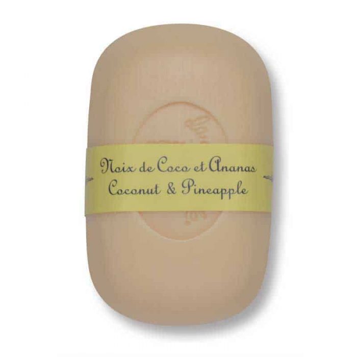 100g Coconut Pineapple Curved Boutique French Soap