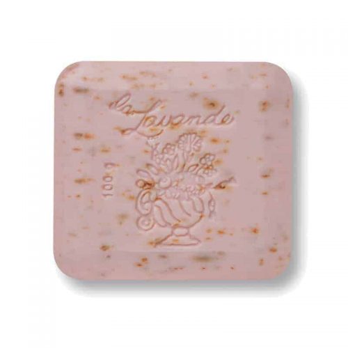 Rose Petal French Bar Soap – 100g Square