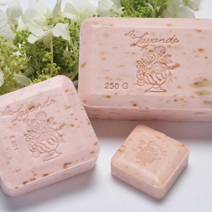 Rose Petal French Soap 100g, 250g, and guest soap