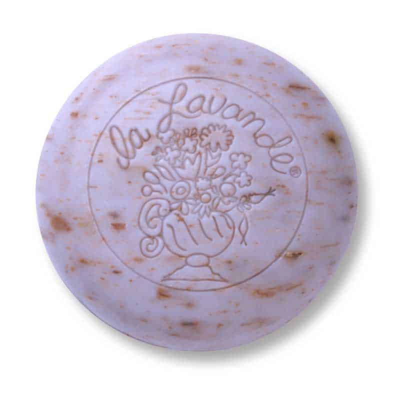 Lavender Flower French Hand and Face Soap Round